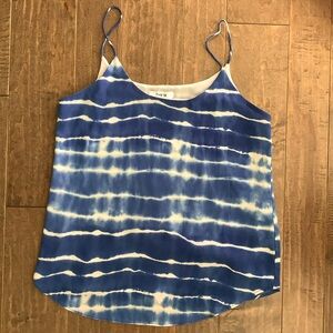 Barr lll Royal Blue and White Camisole, Size XS